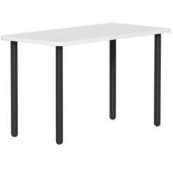 Reya Desk With Metal Legs 23 Reya Desk With Metal Legs -Office Furniture Sales Shop ReyaMetal Rounded Black Straight24x48x1125 White 15R 1024x10242x 67469.1605133320 63483.1635274527