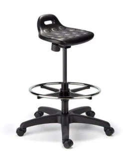 Cramer Rhino Basic Sit-Stand Stool -Office Furniture Sales Shop RhinoBasicSitStand 5Star Footrings.max 600x600 84775.1622649728