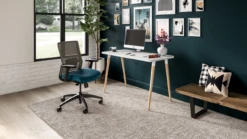 Reya Laminate Desk W/ Bamboo Legs -Office Furniture Sales Shop SOI Reya PDP Gallery 1 HighRes 70171.1605810476