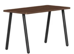 Reya Desk With Metal Legs 18 Reya Desk With Metal Legs -Office Furniture Sales Shop SOIreyaWalnutblk 90348.1605120742