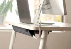 Reya Laminate Desk W/ Bamboo Legs -Office Furniture Sales Shop SOIreyawireManINCLU 54404.1605810468