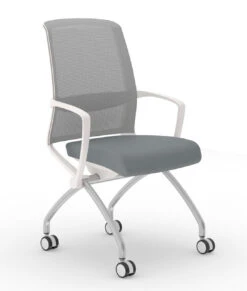 Tizu Training & Nesting Chair -Office Furniture Sales Shop Situ 45 LG Stone 84270.1688761251