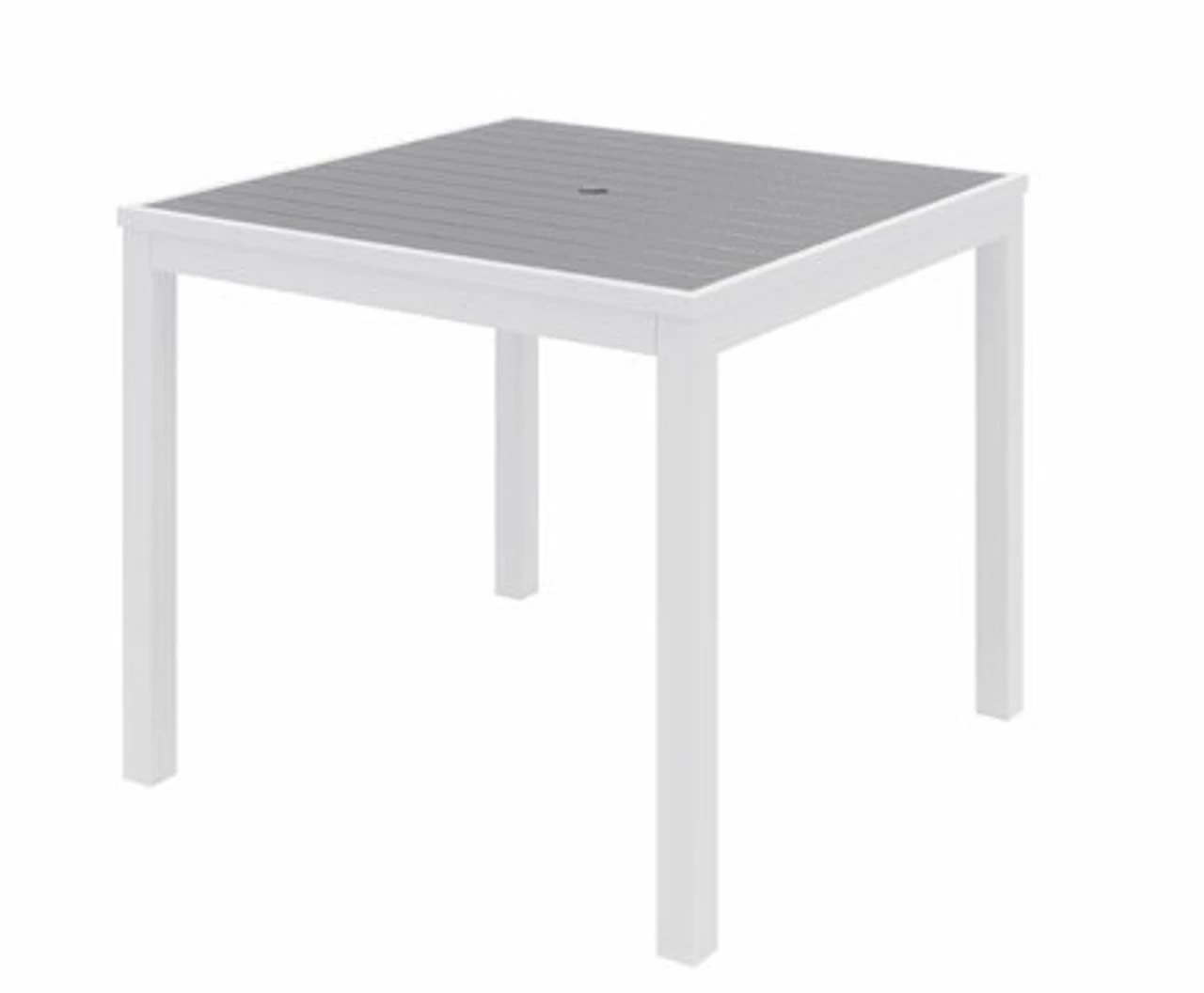 Eveleen Aluminum Frame Square Table 3 Eveleen Aluminum Frame Square Table