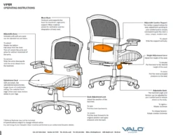 Viper Executive Ergonomic Tilter -Office Furniture Sales Shop ViperInstructions 99369.1695922776