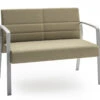 Waterfall Loveseat -Office Furniture Sales Shop Waterfall Loveseat 4 Post Silver 60366.1657228909