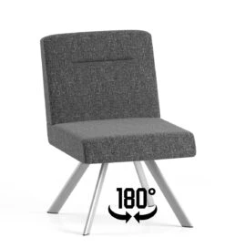 Willow Swivel Armless Guest Chair
