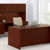 Arrowood Laminate Double Full Pedestal Desk With Optional Credenza And Organizer
