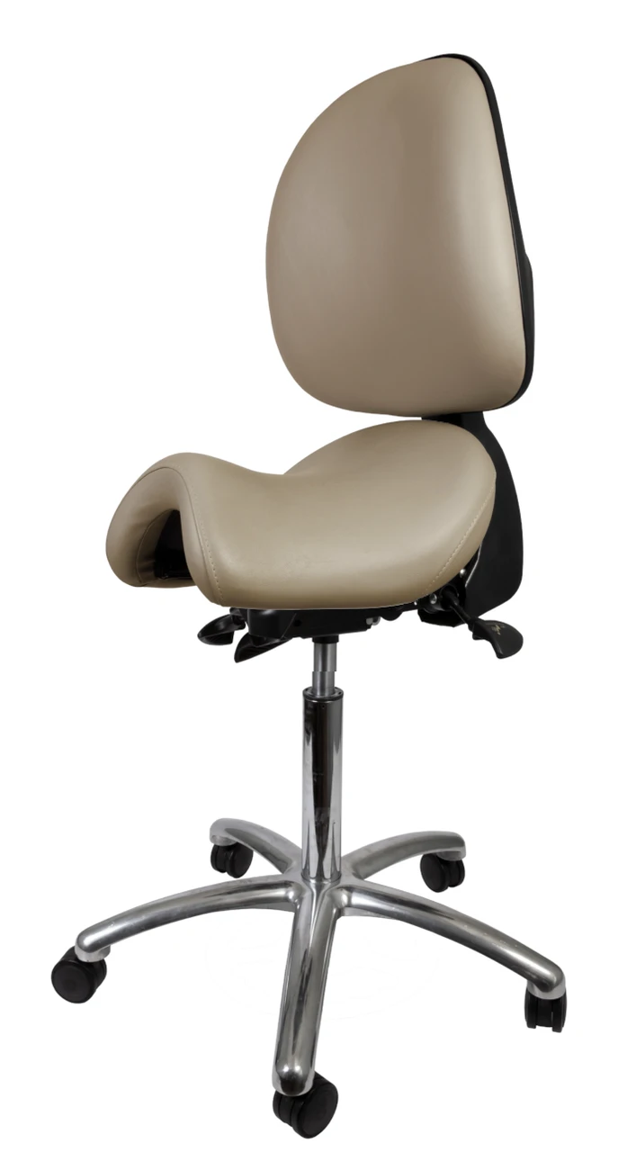Bambach Classic Plus Ergonomic Saddle Stool With Backrest 5 Bambach Classic Plus Ergonomic Saddle Stool With Backrest - Image 3