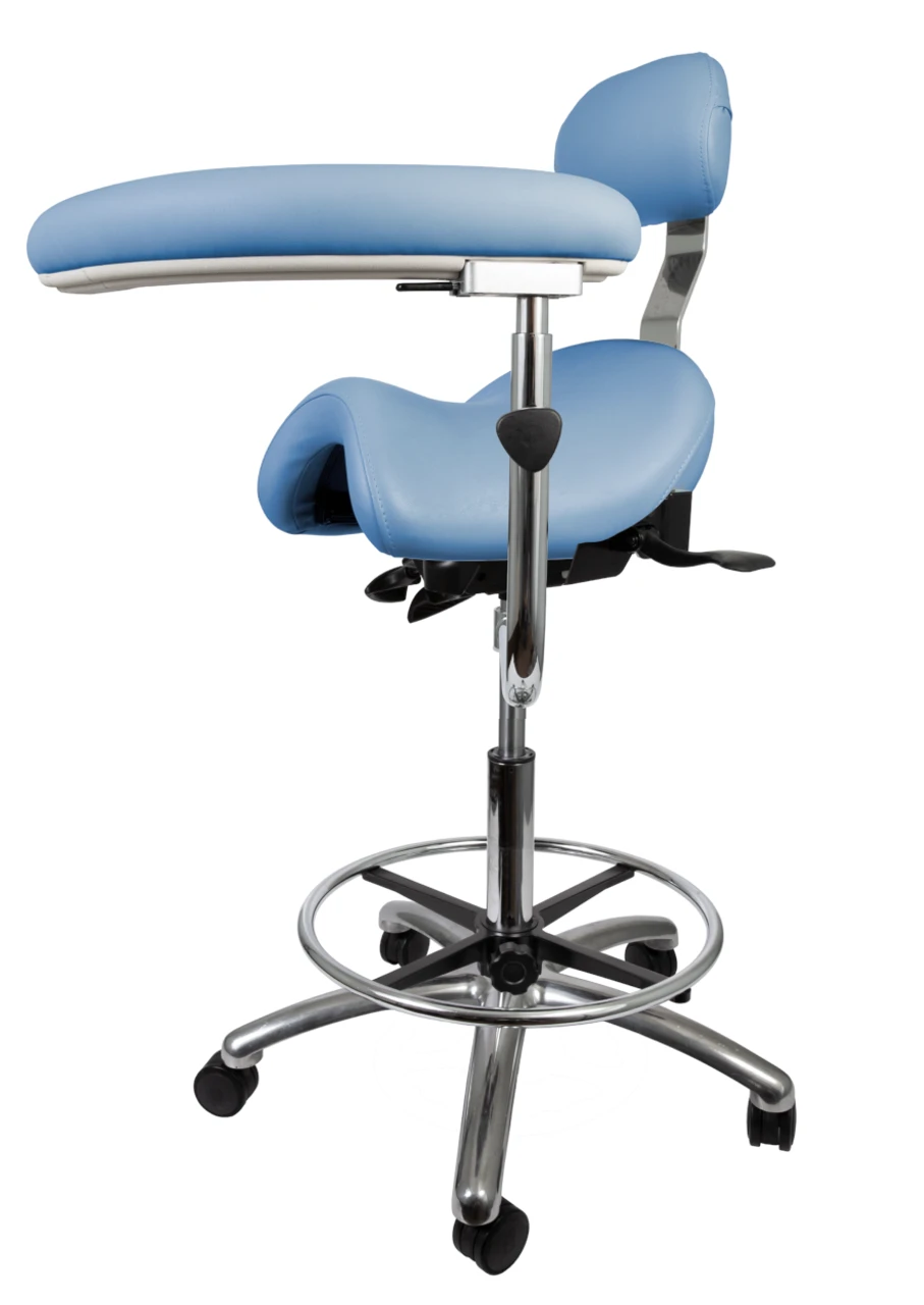 Bambach Classic Plus Ergonomic Saddle Stool With Backrest 6 Bambach Classic Plus Ergonomic Saddle Stool With Backrest - Image 4