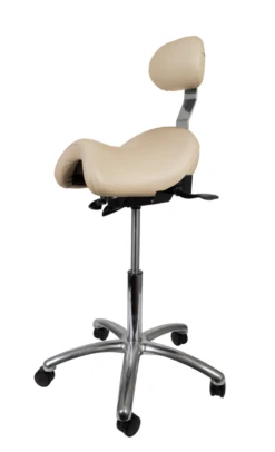 Bambach Classic Ergonomic Saddle Stool With Backrest -Office Furniture Sales Shop bambackFAWNwergo 63735.1684938212