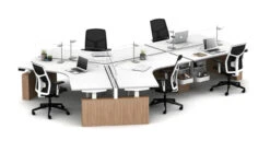 Chelsea Task Chair -Office Furniture Sales Shop encounter powerbench with laminate base 120 dogbone application shown with chelsea md 44862.1690321416