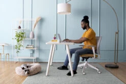 Reya Desk With Metal Legs 19 Reya Desk With Metal Legs -Office Furniture Sales Shop img 1 89517.1605120795