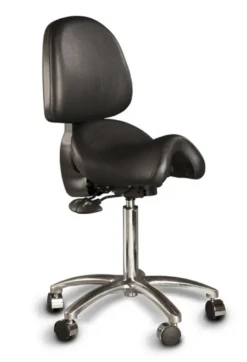 Bambach Classic Small Ergonomic Saddle Stool With Backrest -Office Furniture Sales Shop largeBack 20321.1684942909
