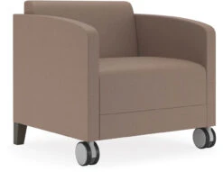 Fremont Guest Arm Chair Caster Version -Office Furniture Sales Shop lesro fremont casters frontal 50143.1441043962