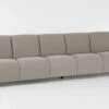 Siena Armless Five Seat Sofa -Office Furniture Sales Shop lesro siena armless five seat sofa 17551.1438780113