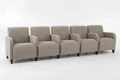 Siena Five Seat Sofa With Center Arms