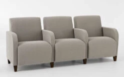 Siena Three Seat Sofa With Center Arms