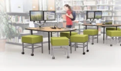 MediaSpace Multimedia Table, Small -Office Furniture Sales Shop media space tables library room rendering 41723.1477496739