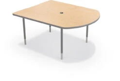 MediaSpace Multimedia Table, Small -Office Furniture Sales Shop mediaspace table small angle no props plat fusion maple 21133.1477497130