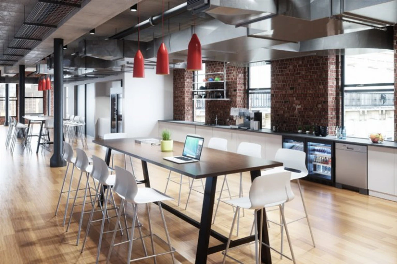 Urban Loft Wood Table With Bar Height Base 3 Urban Loft Wood Table With Bar Height Base