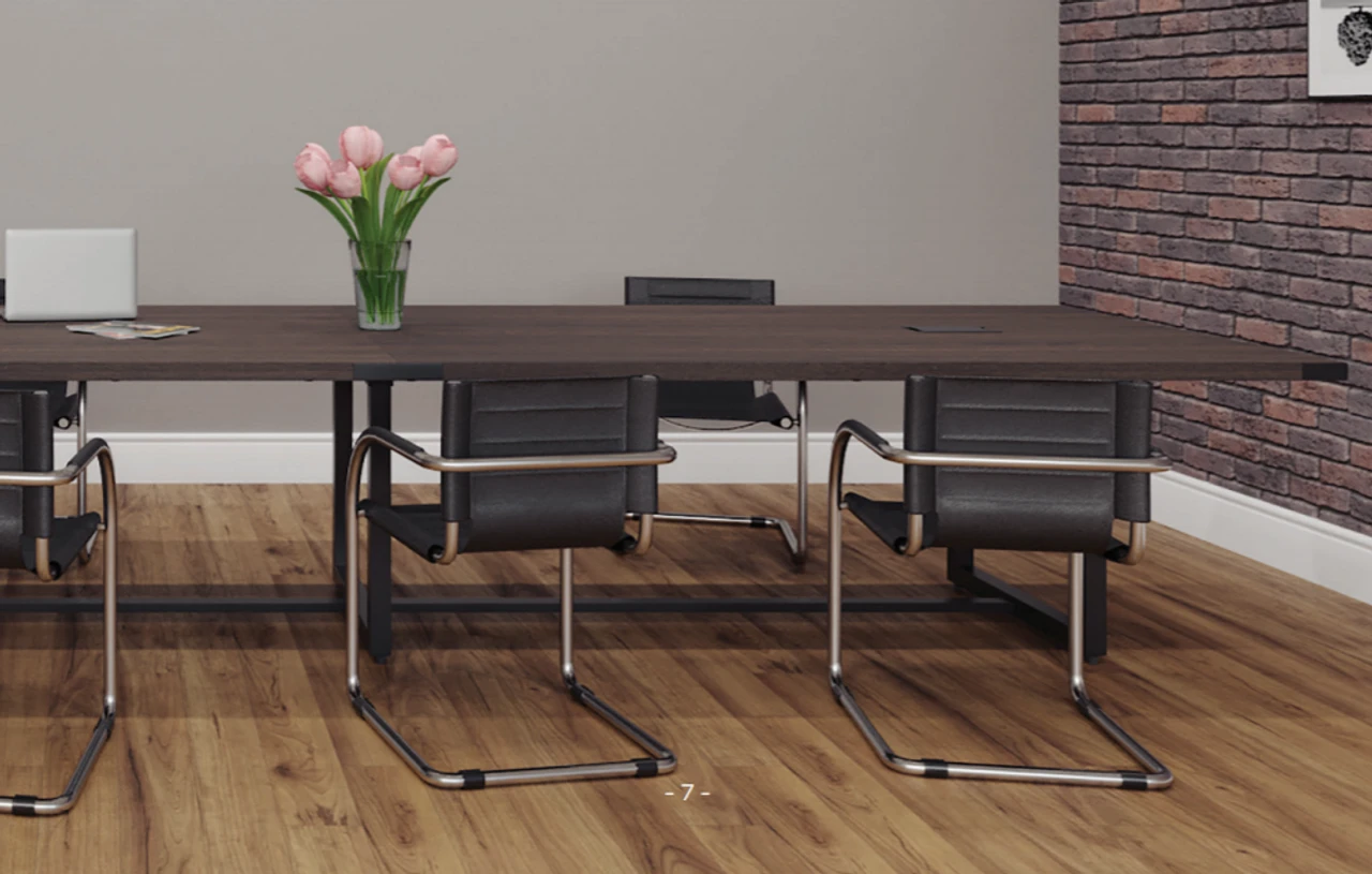 Mirella Rectangular 12' Sitting Height Laminate Conference Table 10 Mirella Rectangular 12' Sitting Height Laminate Conference Table - Image 8