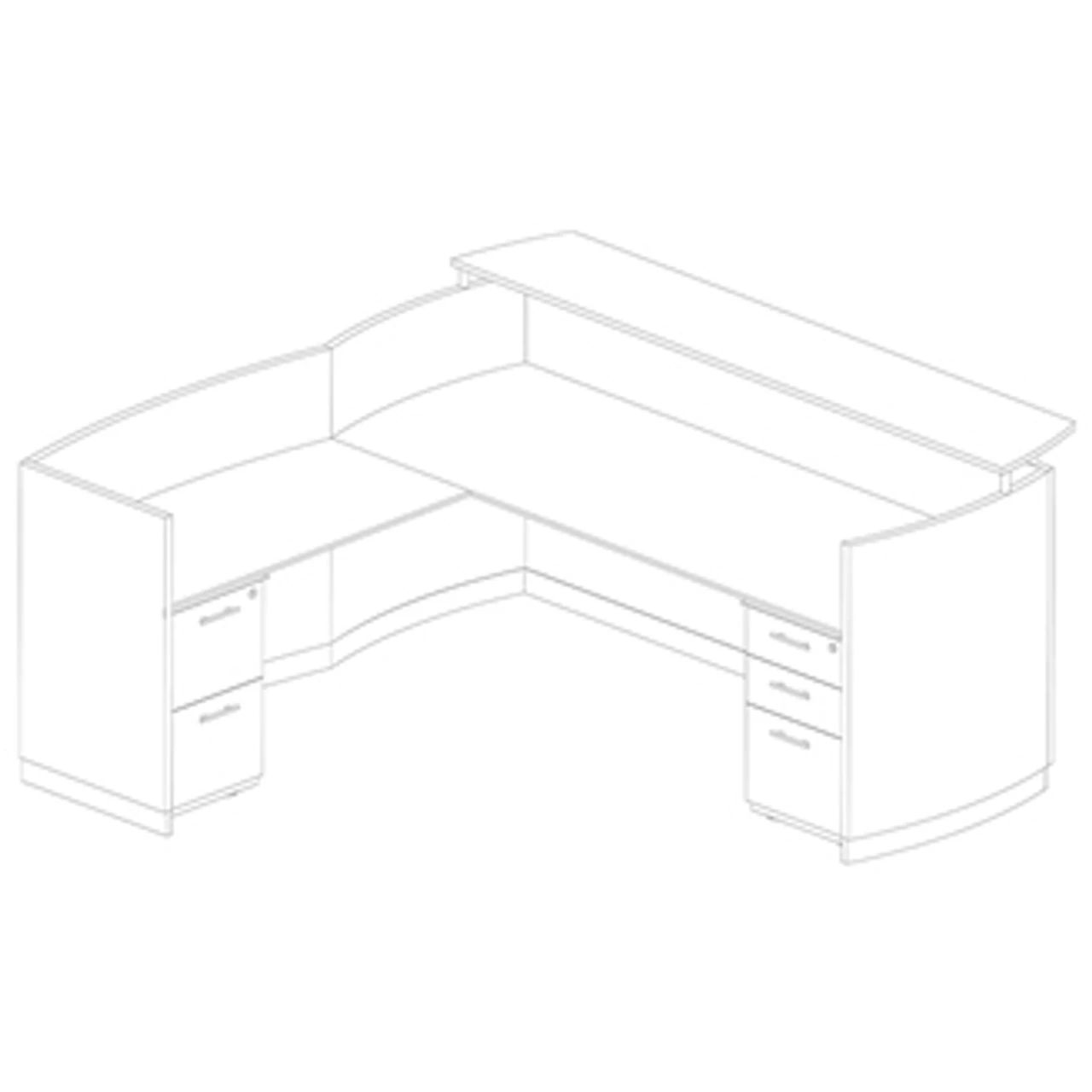 Medina Reception Desk 6 Medina Reception Desk - Image 4