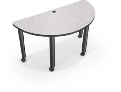 Round Work & Conference Table 8 Round Work & Conference Table -Office Furniture Sales Shop modular conf table half round 1 gray nebula 78030.1499878092