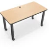 Rectangular Work & Conference Table -Office Furniture Sales Shop modular conf table rectangle 1 fusion maple 06791.1499877193