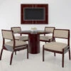 Universal Round Table With Laminate Top And Base
