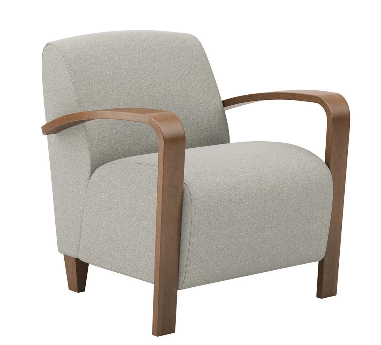 Reno Lounge With Wood Arms & Legs 3 Reno Lounge With Wood Arms & Legs