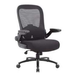 Heavy Duty Big & Tall Flip Arm Executive Chair