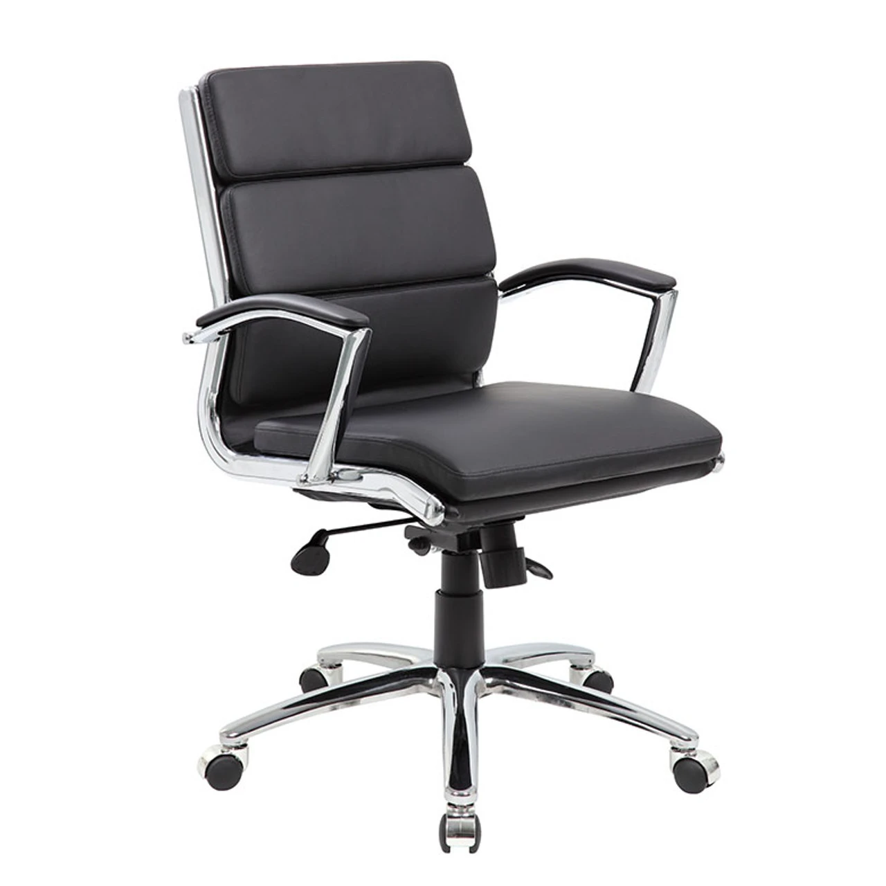 Leatherette Upholstered Mid-Back Executive Chair 9 Leatherette Upholstered Mid-Back Executive Chair - Image 7