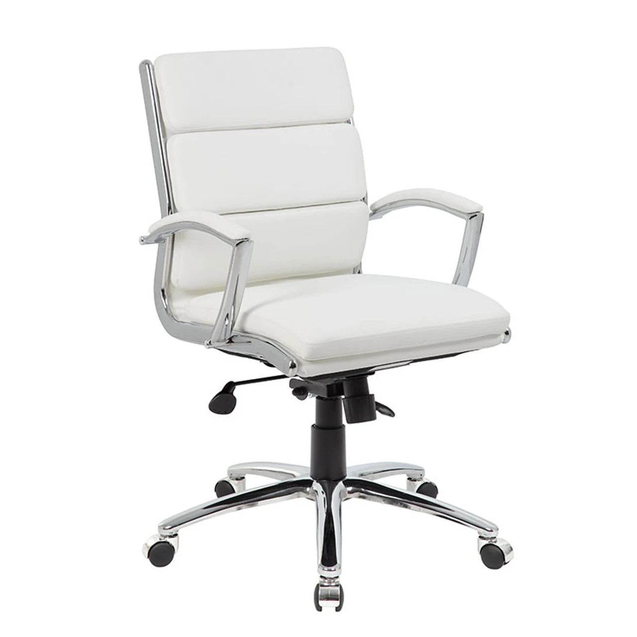 Leatherette Upholstered Mid-Back Executive Chair 5 Leatherette Upholstered Mid-Back Executive Chair - Image 3
