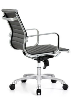 Ribbed Medium Back Management Conference Chair -Office Furniture Sales Shop ocusa.Joplin Mid Back BK 3 03981.1626702509