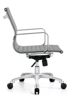Ribbed Medium Back Management Conference Chair -Office Furniture Sales Shop ocusa.Joplin Mid Back GY 4 17661.1626702514