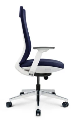 Elevate Executive Task Chair White Frame -Office Furniture Sales Shop ocusa.evl side white blue lo 03058.1580923714