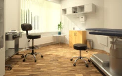 Medical Stool Anti-Bacterial / Anti-Microbial Seat -Office Furniture Sales Shop ocusa.finalRender B240 BK AndB16245 BK 02 49642.1613059664