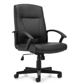 Luxhide Tilter Chair W/ Mock Leather Trim