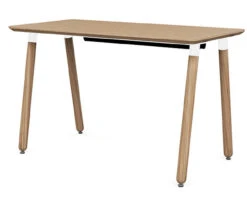 Reya Bamboo Surfaced Desk W/ Matching Legs