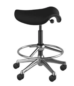 Freedom Saddle Stool -Office Furniture Sales Shop saddleOnyxcorvLeather 61562.1622742715
