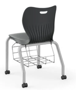 SmartLink® 16" Student Stacking Chair / Carton Of 4 -Office Furniture Sales Shop smarlink18basket3 36708.1662497050