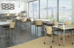 Evolve Upholstered Guest Stacker W/ Wood Back -Office Furniture Sales Shop wood1300 room 389 lg 31340.1511190767