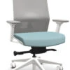 Zilo Grey Mesh White Frame Ergonomic Task Chair